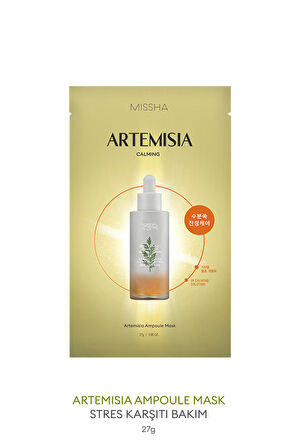 Artemisa Özü İçeriği ile Cildi Nemlendiren Yaprak Maske Artemisia Ampoule Mask