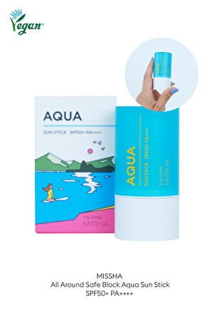 Serinletici Etkili Tere Dayanıklı Stick Güneş Kremi All Around Safe Block Aqua SunStick SPF50+PA++++