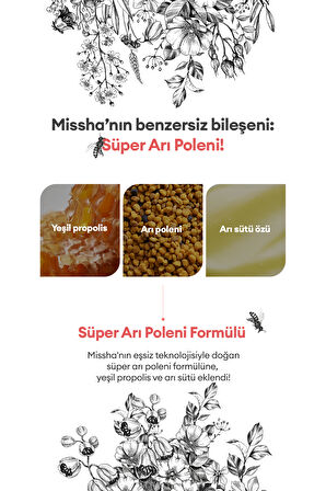 Kuru ve Cansız Ciltler için Arı Poleni İçerikli Bakım Ampul Missha Bee Pollen Renew Ampouler