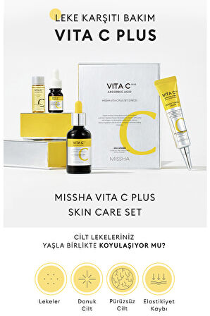 C Vitamini İçerikli Leke Karşıtı Bakım Seti Vita C Skincare Set