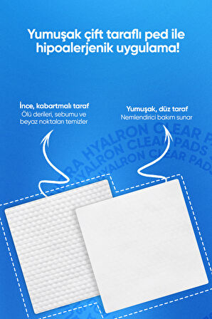 Peeling Etkili Nemlendirici Cilt Bakım Pedi Missha Super Aqua Ultra Hyalron Clear Pads