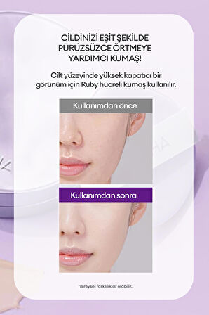 Yüksek Kapatıcılık Sağlayan Yumuşak Makyaj Süngeri (5 adet) Glow Layering Fit Puff