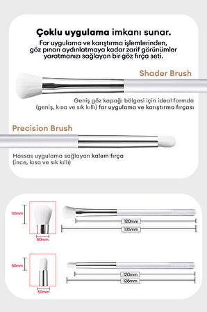 İkili Far Karıştırma Fırça Seti Mood Up Brush Kit