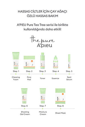 Yağlanma ve Sivilcelenme Eğilimli Ciltler İçin Nemlendirici A'PIEU The Pure Tea Tree Moisture Cream