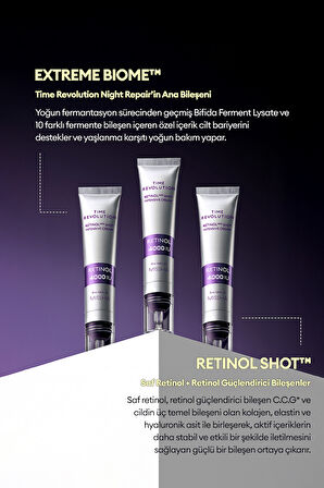 Kırışıklık Karşıtı Retinol İçerikli Konsantre Krem Time Revolution Retinol 4000 Shot Intensive Cream