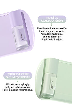 Renk Eşitsizliklerini Nötrleyen Pürüzsüzleştiren Nemlendirici Makyaj Bazı Layering Fit Base (Violet)