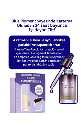 Yarı Parlak Bitişli Nemlendirici Fondöten + Fırça Layering Fit Foundation Semi Glow Set No21 Vanilla