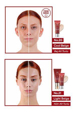 Mükemmel Kapatıcılık Sunan Çok Fonksiyonlu M Perfect Cover BB Cream Ex SPF42 PA+++ No.19 (20ml)