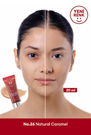 Mükemmel Kapatıcılık Sunan Çok Fonksiyonlu M Perfect Cover BB Cream Ex SPF42 PA+++ No.26 (20ml)