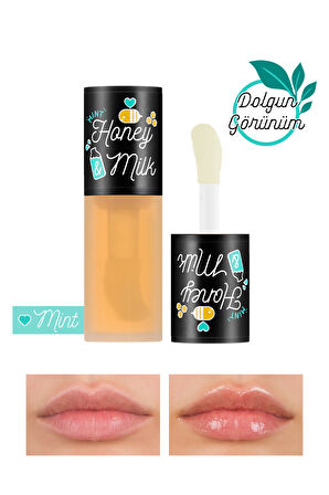 Bal ve Süt Özlü Besleyici Nane Aromalı Dudak Bakım Yağı A'PIEU Honey&Milk Lip Oil Light (Mint)