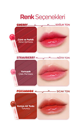 Kalıcı Renkleriyle Şeker Gibi Parlayan Nemlendiren Tint A'PIEU The Pure Candy Tint (No.01 Cherry)