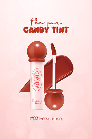 Kalıcı Renkleriyle Şeker Gibi Parlayan Nemlendiren Tint A'PIEU The Pure Candy Tint (No.03 Persimmon)