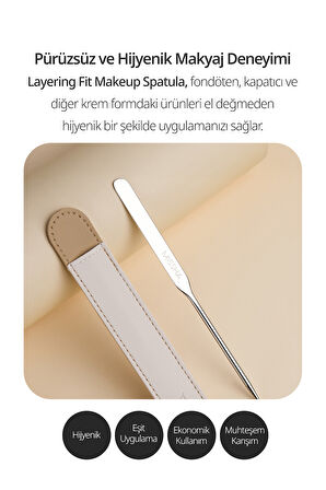 Çok Amaçlı Makyaj Spatulası Layering Fit Makeup Spatula