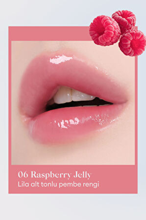 Doğal ve Parlak Görünüm Sunan Jel Yapılı Tint A'PIEU Juicy Pang Jelly Tint (06 Raspberry Jelly)