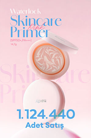 Ton Eşitleyici Aydınlatıcı & Nemlendirici Makyaj Bazı Cushion A'PIEU Waterlock Skin Care Primer Pink