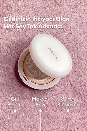Ton Eşitleyici Aydınlatıcı & Nemlendirici Makyaj Bazı Cushion A'PIEU Waterlock Skin Care Primer Pink