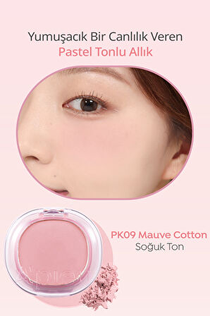 Cilde Yumuşak ve Doğal Renk Veren Pastel Tonlarda Allık A'PIEU Juicy-Pang Pastel Blusher (PK09)