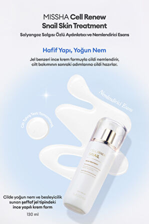 Salyangoz Özlü Yoğun Nemlendirici ve Aydınlatıcı Set Cell Renew Snail Skin Care Set