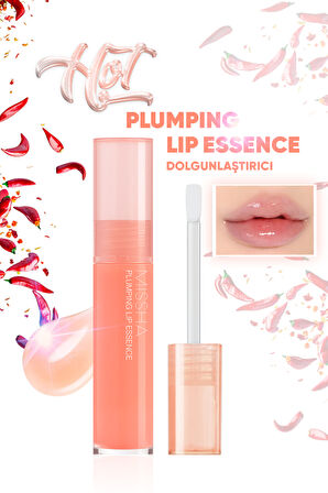 Dolgunlaştırıcı Etkili Dudak Bakım Esansı Plumping Lip Essence (No.1 Hot)