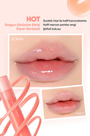 Dolgunlaştırıcı Etkili Dudak Bakım Esansı Plumping Lip Essence (No.1 Hot)