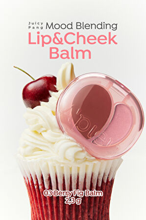 Kalıcı Dudak & Yanak Balmı A'PIEU Juicy-Pang Mood Blending Lip&Cheek Balm (03 Berry Fig Balm)