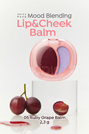 Kalıcı Dudak & Yanak Balmı A'PIEU Juicy-Pang Mood Blending Lip&Cheek Balm (05 Ruby Grape Balm)