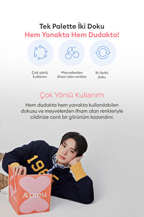 Kalıcı Dudak & Yanak Balmı A'PIEU Juicy-Pang Mood Blending Lip&Cheek Balm (05 Ruby Grape Balm)