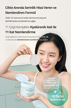 Hassas Ciltlere Nemlendirici Tonik Ped GOODAL Houttuynia Cordata Hyaluron Soothing Clear Pad