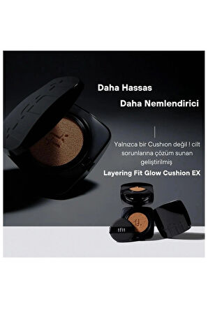 Tfit Cushion Fondöten Layering Fit Glow Cushion Ex 12 G Spf 50 /pa Gün Boyu Işıltılı Etki