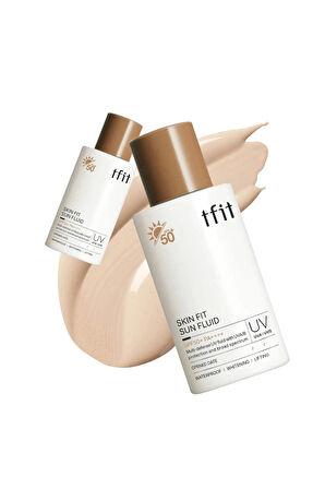 TFIT Güneş Kremi | Skin Fit Sun Fluid SPF50+ PA++++ 50 ml Cilt Bakım Içerikli Güneş Kremi