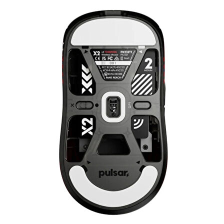 Pulsar X2 v3 T1 Edition Size 2 Medium XS-1 Sensör Kablosuz Simetrik Gaming Mouse (PX232T1)