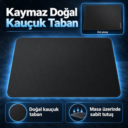 Pulsar ParaGlide 49×42 4mm XL Siyah Mouse Pad (PMP14XLB)