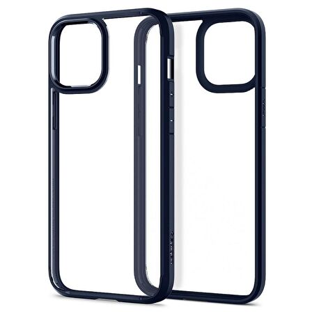Spigen iPhone 12 Pro Max ile Uyumlu Kılıf Ultra Hybrid Navy Blue