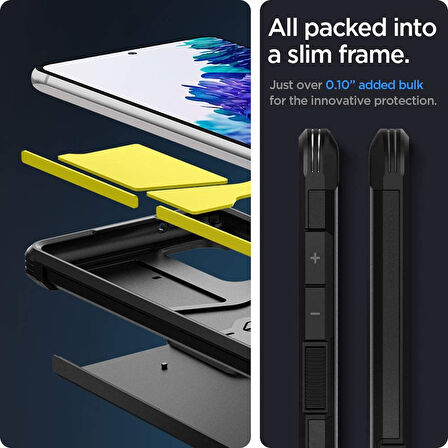 Spigen Galaxy S20 FE ile Uyumlu Kılıf Tough Armor Black