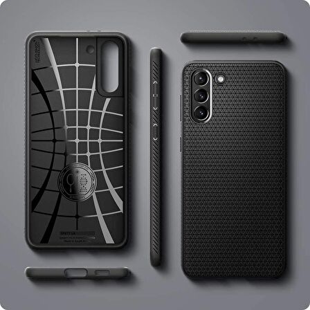 Spigen Galaxy S21 Plus Kılıf Liquid Air Matte Black