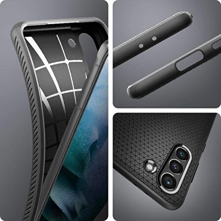 Spigen Galaxy S21 Plus Kılıf Liquid Air Matte Black