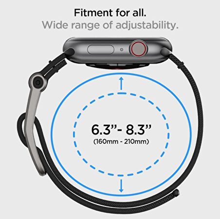 Spigen Apple Watch Uyumlu 45mm / 44mm / 42mm Kayış Kordon Band DuraPro 