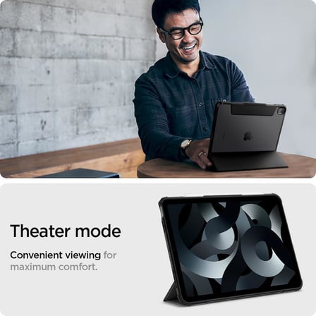 Spigen iPad Air 11'' M4 (2026)/M3 (2025)/M2 (2024)/Air 10.9'' (2022/2020) ile Uyumlu Kılıf Ultra Hybrid Pro Black - OUTLET