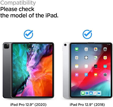 Spigen iPad Pro 12.9'' (2022 / 2021 / 2020 / 2018) Defter Kağıt Hissiyatlı Ekran Koruyucu Paper Touch Pro Tray Kolay Kurulum - AFL02788