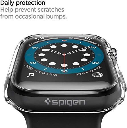 Spigen Apple Watch Seri 6/SE/SE 2/5/4 (40mm) ile Uyumlu Kılıf Thin Fit Crystal Clear - ACS02815