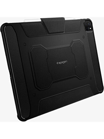 Spigen iPad Pro 12.9" (2022 / 2021) Kılıf Rugged Armor Pro Black - ACS02889 OUTLET