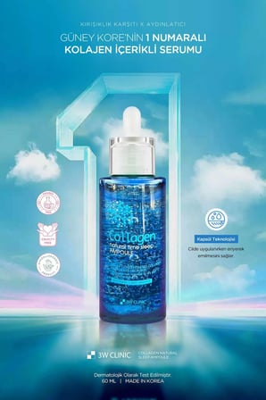 Kolajen Içeren Kırışıklık Karşıtı Ve Aydınlatıcı Collagen Natural Time Sleep Ampoule 60 Ml