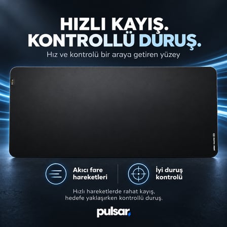 Pulsar ParaSpeed V2 90×40 3mm XXL Siyah Mouse Pad (PMP12XXLB)