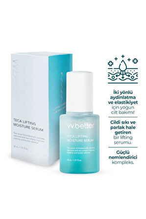 Teca Lifting Moisture Serum Sıkılaştırıcı Nemlendirici Serum Vitamin C Peptid Cica Kore 30ml