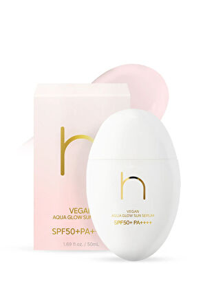 Vegan Aqua Glow Sun Serum Spf50 Güneş Serumu Nemlendirici Kırışıklık Karşıtı Kore 50ml