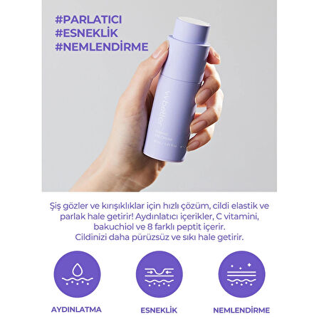 Firming Eye Cream Göz Altı Nemlendirici, Kırışıklık Karşıtı Göz Çevresi Kremi 8 Tip Peptid Kore 30ml