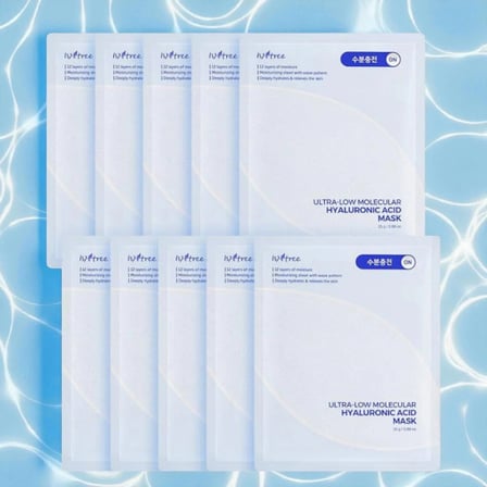 Isntree Ultra Low Molecular Hyaluronic Acid Yüz Maskesi 10 Adet