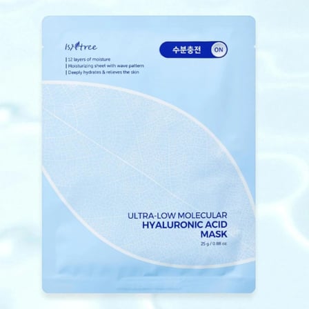 Isntree Ultra Low Molecular Hyaluronic Acid Yüz Maskesi 10 Adet
