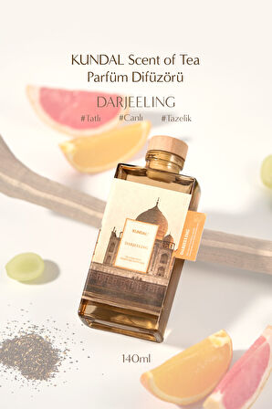 Parfüm Difüzörü Çay Serisi KUNDAL Perfume Diffuser Tea Edition 140ml (Darjeeling)