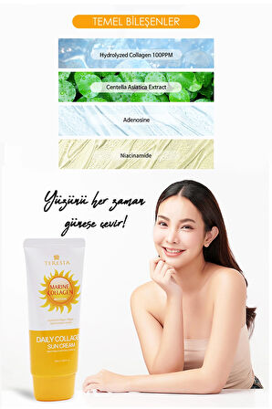 Aydınlatıcı & Kırışıklık Karşıtı Güneş Kremi – Günlük Kullanıma Uygun, Hafif yapı 70ml